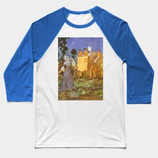 Vintage Fairy Tales, Cinderella in Her Golden Coach Baseball T-Shirt